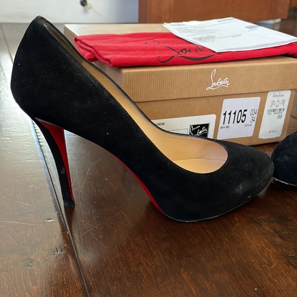 Christian Louboutin Argotik 100 Suede Pumps Size 38/8 - Picture 4 of 9